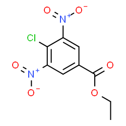 ChemSpider 2D Image | Ethyl 4-chloro-3,5-dinitrobenzoate | C9H7ClN2O6