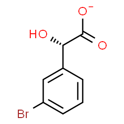 ChemSpider 2D Image | (2S)-(3-Bromophenyl)(hydroxy)acetate | C8H6BrO3