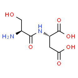 ChemSpider 2D Image | ser-asp | C7H12N2O6