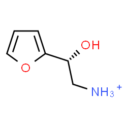 ChemSpider 2D Image | (2R)-2-(2-Furyl)-2-hydroxyethanaminium | C6H10NO2