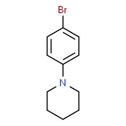 ChemSpider 2D Image | 1-(4-Bromophenyl)piperidine | C11H14BrN