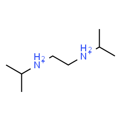 ChemSpider 2D Image | N,N'-Diisopropyl-1,2-ethanediaminium | C8H22N2