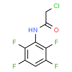 ChemSpider 2D Image | 2-Chloro-N-(2,3,5,6-tetrafluorophenyl)acetamide | C8H4ClF4NO