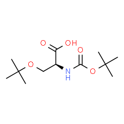 ChemSpider 2D Image | Boc-Ser(tBu)-OH | C12H23NO5