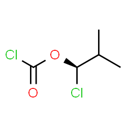 ChemSpider 2D Image | (1R)-1-Chloro-2-methylpropyl carbonochloridate | C5H8Cl2O2