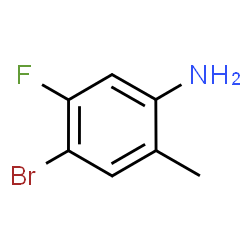 ChemSpider 2D Image | 4-bromo-5-fluoro-2-methylaniline | C7H7BrFN