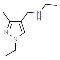 ChemSpider 2D Image | ethyl[(1-ethyl-3-methylpyrazol-4-yl)methyl]amine | C9H17N3