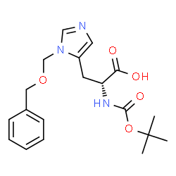 ChemSpider 2D Image | Boc-D-His(Bom)-OH | C19H25N3O5