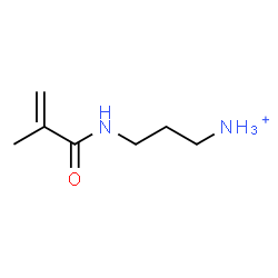 ChemSpider 2D Image | 3-(Methacryloylamino)-1-propanaminium | C7H15N2O