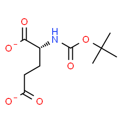 ChemSpider 2D Image | N-Boc-d-glutamate | C10H15NO6