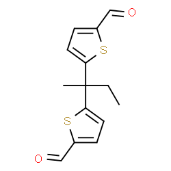 ChemSpider 2D Image | Butane, 2,2-bis(5-formylthien-2-yl)- | C14H14O2S2