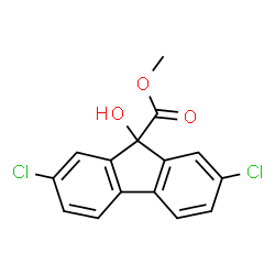 ChemSpider 2D Image | Dichlorflurenol-methyl | C15H10Cl2O3