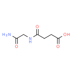 ChemSpider 2D Image | 4-[(2-Amino-2-oxoethyl)amino]-4-oxobutanoic acid | C6H10N2O4