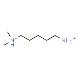 ChemSpider 2D Image | N,N-Dimethyl-1,5-pentanediaminium | C7H20N2