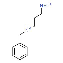 ChemSpider 2D Image | N-Benzyl-1,3-propanediaminium | C10H18N2