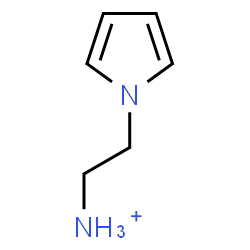 ChemSpider 2D Image | 2-(1H-Pyrrol-1-yl)ethanaminium | C6H11N2