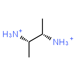 ChemSpider 2D Image | (2S,3S)-2,3-Butanediaminium | C4H14N2