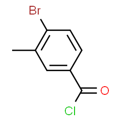 ChemSpider 2D Image | 4-Bromo-3-methylbenzoyl chloride | C8H6BrClO