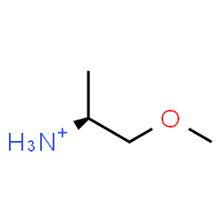 ChemSpider 2D Image | (2S)-1-Methoxy-2-propanaminium | C4H12NO