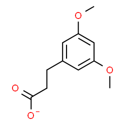 ChemSpider 2D Image | 3-(3,5-Dimethoxyphenyl)propanoate | C11H13O4