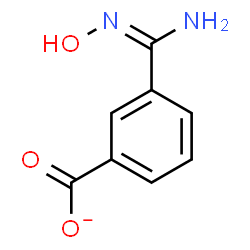 ChemSpider 2D Image | 3-(N'-Hydroxycarbamimidoyl)benzoate | C8H7N2O3