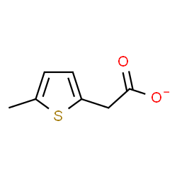 ChemSpider 2D Image | (5-Methyl-2-thienyl)acetate | C7H7O2S