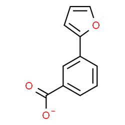 ChemSpider 2D Image | 3-(2-Furyl)benzoate | C11H7O3