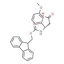 ChemSpider 2D Image | (3S)-3-{[(9H-Fluoren-9-ylmethoxy)carbonyl]amino}-3-(3-methoxyphenyl)propanoic acid | C25H23NO5