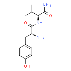 ChemSpider 2D Image | D-Tyrosyl-L-valinamide | C14H21N3O3