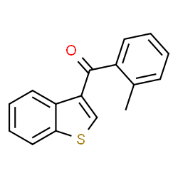 ChemSpider 2D Image | Ketone, benzo[b]thien-3-yl o-tolyl | C16H12OS