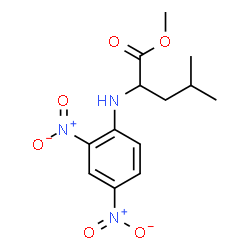 ChemSpider 2D Image | Methyl N-(2,4-dinitrophenyl)leucinate | C13H17N3O6