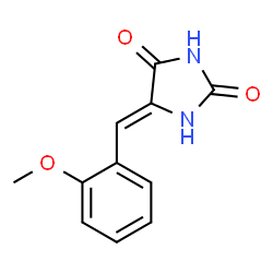 ChemSpider 2D Image | 5-(2-Methoxybenzylidene)hydantoin | C11H10N2O3