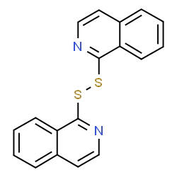 ChemSpider 2D Image | Di(1-isoquinolinyl) disulfide | C18H12N2S2