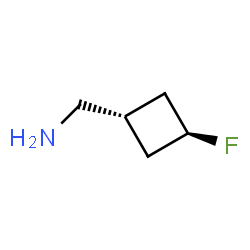 ChemSpider 2D Image | 1-(trans-3-Fluorocyclobutyl)methanamine | C5H10FN