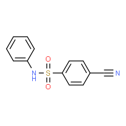 ChemSpider 2D Image | 4-Cyano-N-phenylbenzenesulfonamide | C13H10N2O2S