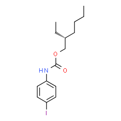 ChemSpider 2D Image | (2R)-2-Ethylhexyl (4-iodophenyl)carbamate | C15H22INO2