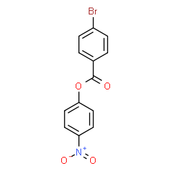 ChemSpider 2D Image | 4-Nitrophenyl 4-bromobenzoate | C13H8BrNO4