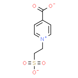 ChemSpider 2D Image | 1-(2-Sulfonatoethyl)-4-pyridiniumcarboxylate | C8H8NO5S