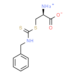 ChemSpider 2D Image | (2S)-2-Ammonio-3-[(benzylcarbamothioyl)sulfanyl]propanoate | C11H14N2O2S2