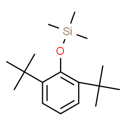 ChemSpider 2D Image | (2,6-Ditert-butylphenoxy)(trimethyl)silane | C17H30OSi