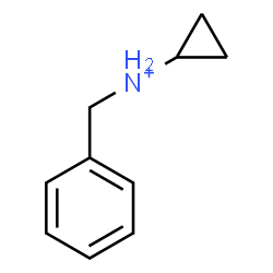 ChemSpider 2D Image | N-Benzylcyclopropanaminium | C10H14N