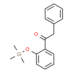 ChemSpider 2D Image | Acetophenone, 2-phenyl-2'-(trimethylsiloxy)- | C17H20O2Si
