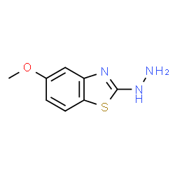 ChemSpider 2D Image | 2-Hydrazino-5-methoxy-1,3-benzothiazole | C8H9N3OS