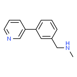 ChemSpider 2D Image | N-methyl-N-(3-pyridin-3-ylbenzyl)amine | C13H14N2