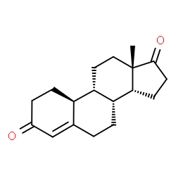ChemSpider 2D Image | (9beta,10alpha,14beta)-Estr-4-ene-3,17-dione | C18H24O2