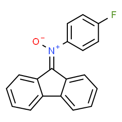 ChemSpider 2D Image | 9H-Fluoren-9-ylidene(4-fluorophenyl)azane oxide | C19H12FNO