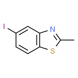ChemSpider 2D Image | 5-Iodo-2-methyl-benzothiazole | C8H6INS