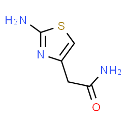 ChemSpider 2D Image | 2-(2-aminothiazol-4-yl)acetamide | C5H7N3OS