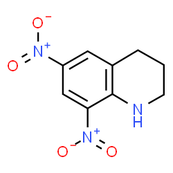 ChemSpider 2D Image | 6,8-Dinitro-1,2,3,4-tetrahydroquinoline | C9H9N3O4