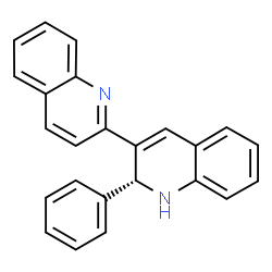 ChemSpider 2D Image | (2'R)-2'-Phenyl-1',2'-dihydro-2,3'-biquinoline | C24H18N2